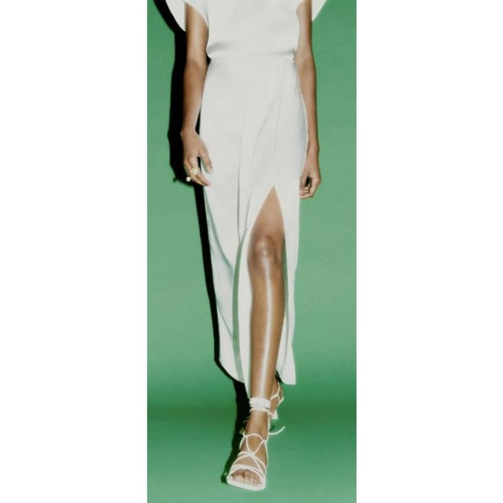 DRAPED SATIN SKIRT BNWT Size XL